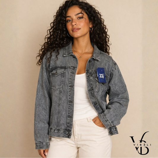 Chaqueta de Jeans (GRIS)
