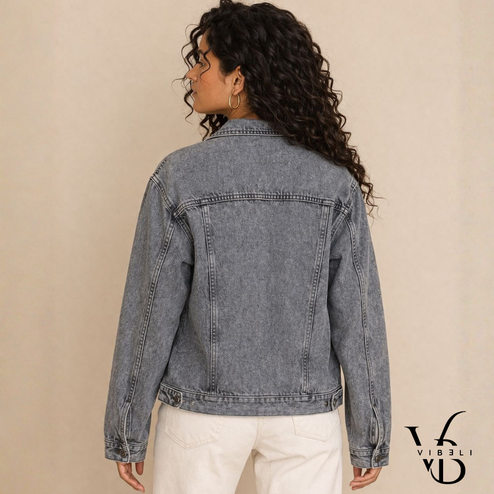 Chaqueta de Jeans (GRIS)