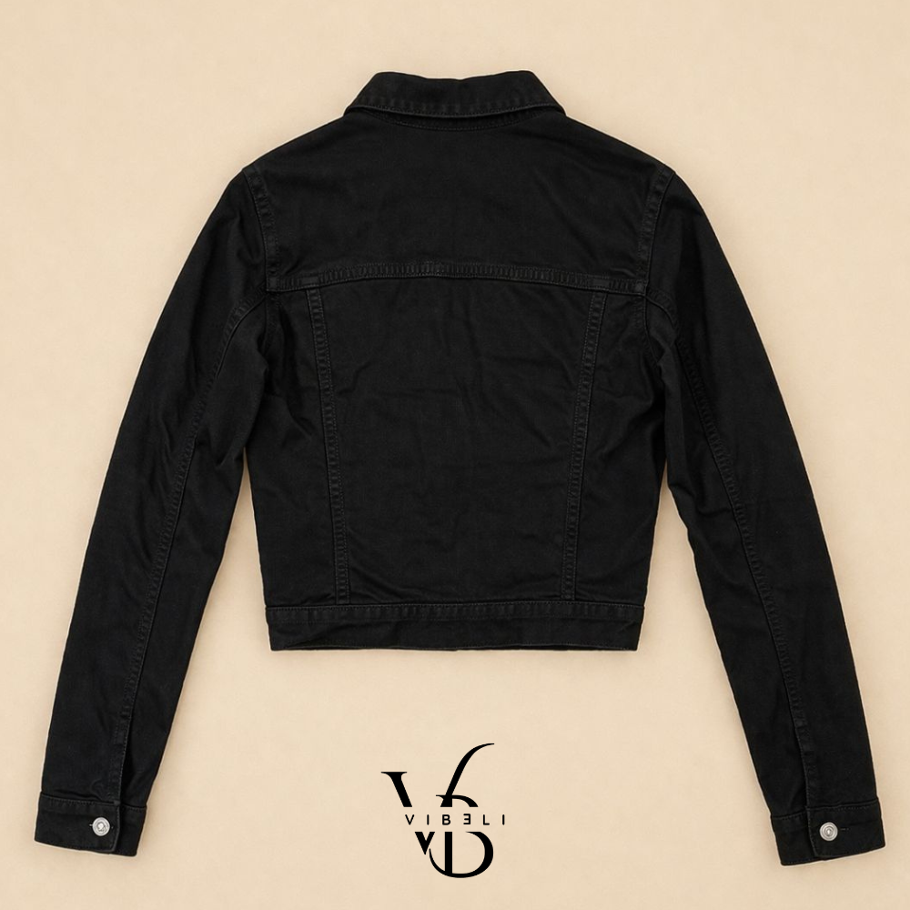 Chaqueta de Jeans (NEGRO)
