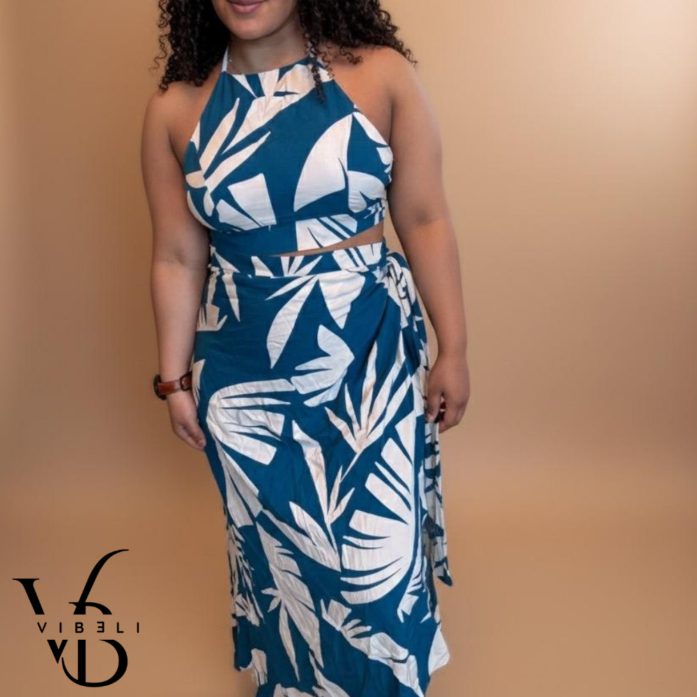 Conjunto Veraniego (AZUL & BLANCO)