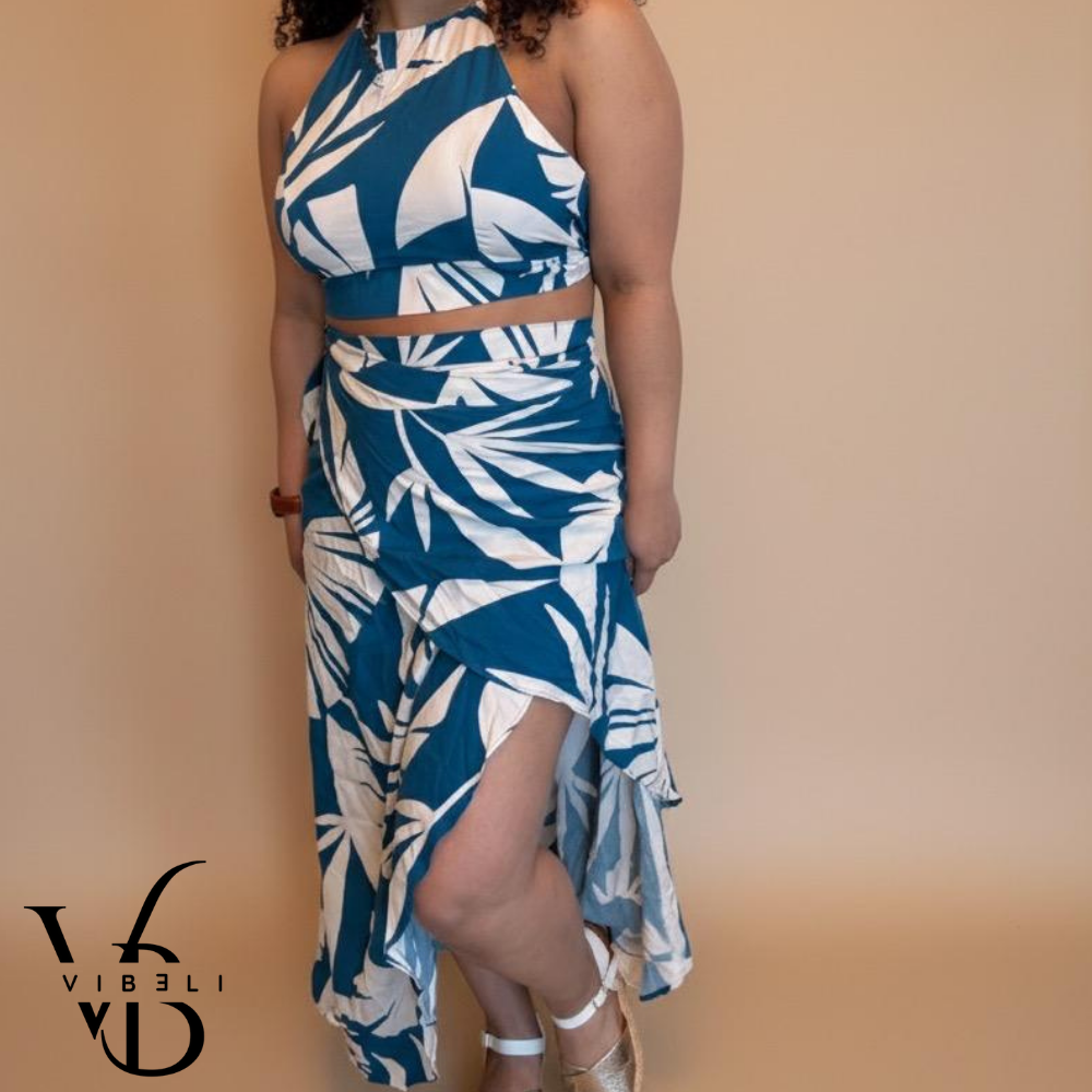 Conjunto Veraniego (AZUL & BLANCO)