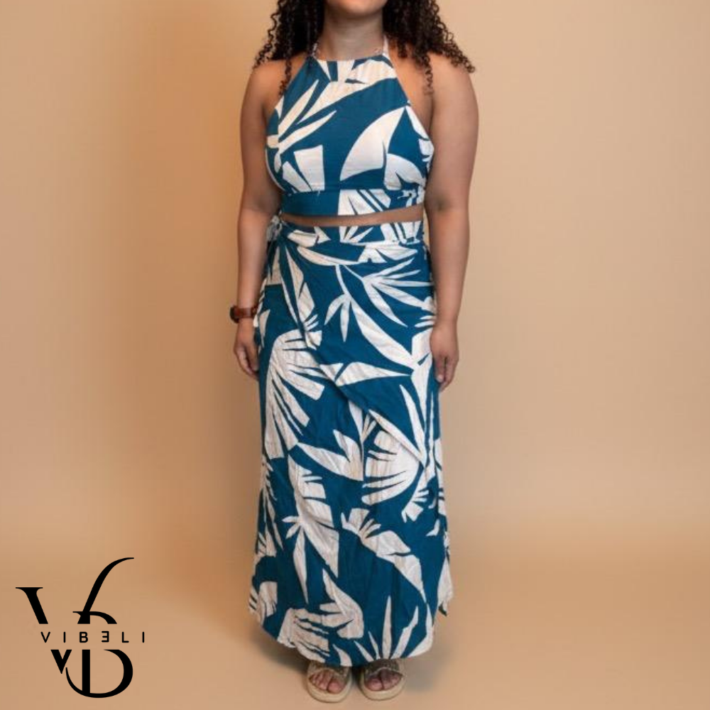 Conjunto Veraniego (AZUL & BLANCO)