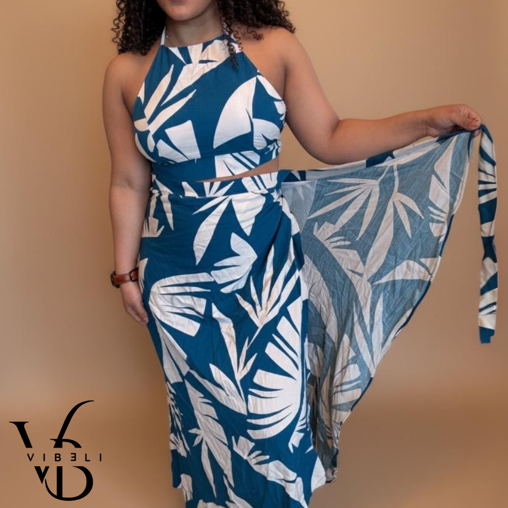 Conjunto Veraniego (AZUL & BLANCO)