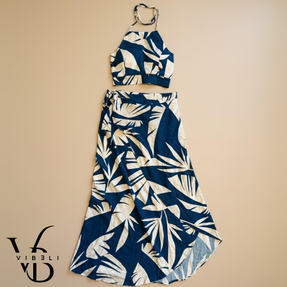 Conjunto Veraniego (AZUL & BLANCO)