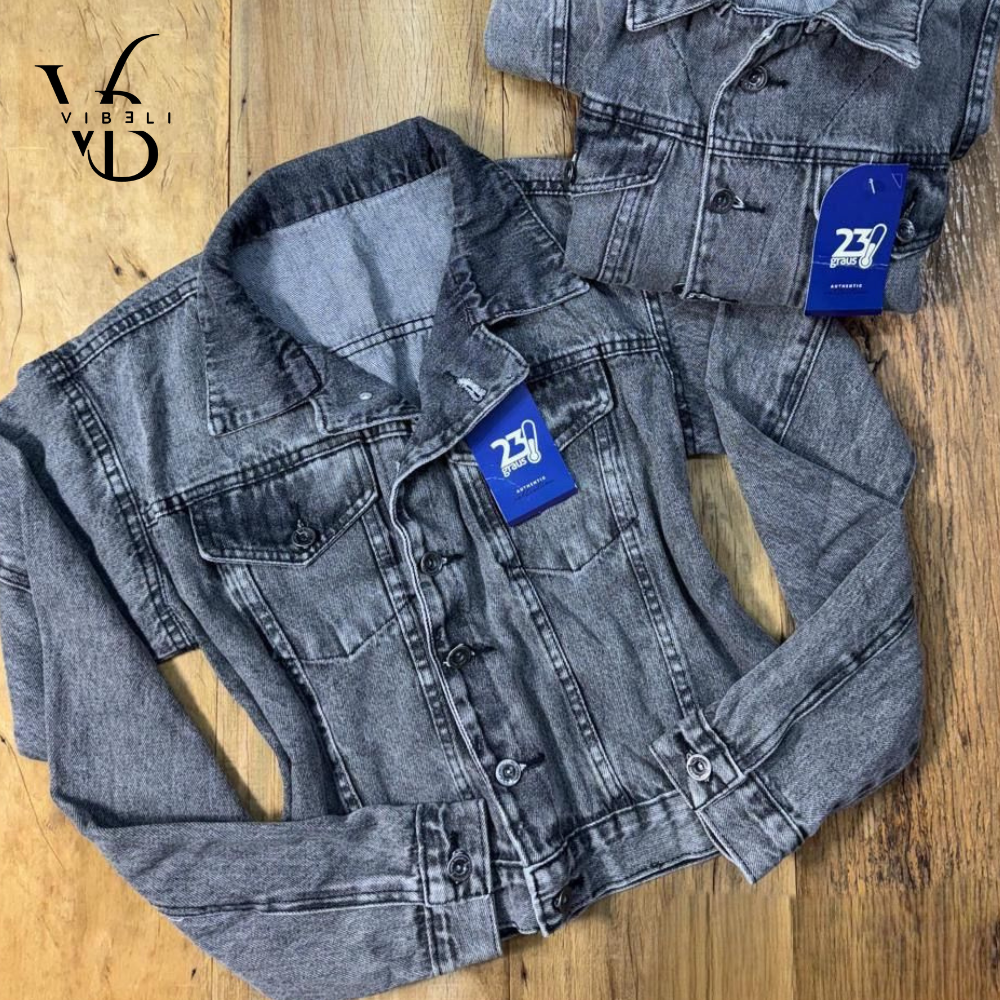 Chaqueta de Jeans (GRIS)